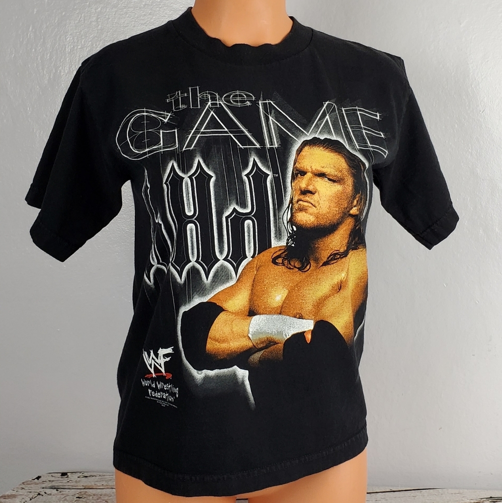 2001 WWF Triple H Youth Shirt HHH